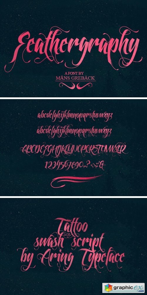 Feathergraphy Font Family