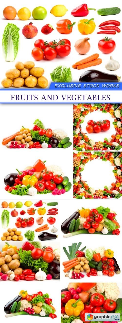 Fruits and vegetables 10X JPEG