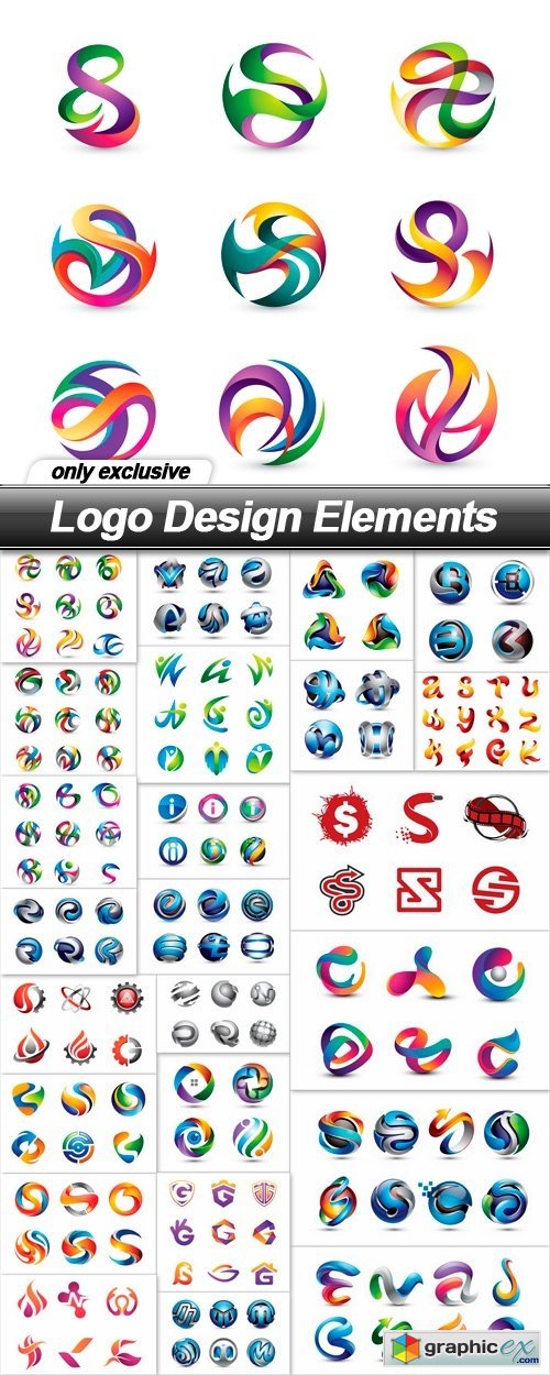 Logo Design Elements - 25 EPS