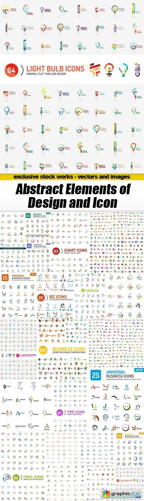 Abstract Elements of Design and Icon - 20xEPS