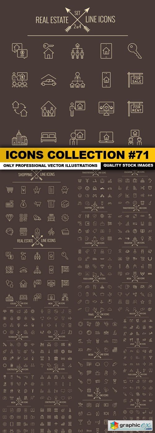 Icons Collection #71 - 25 Vector