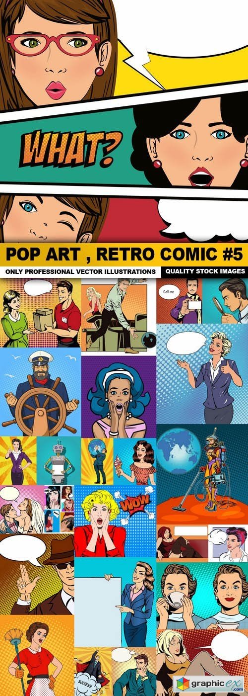 Pop Art , Retro Comic #5