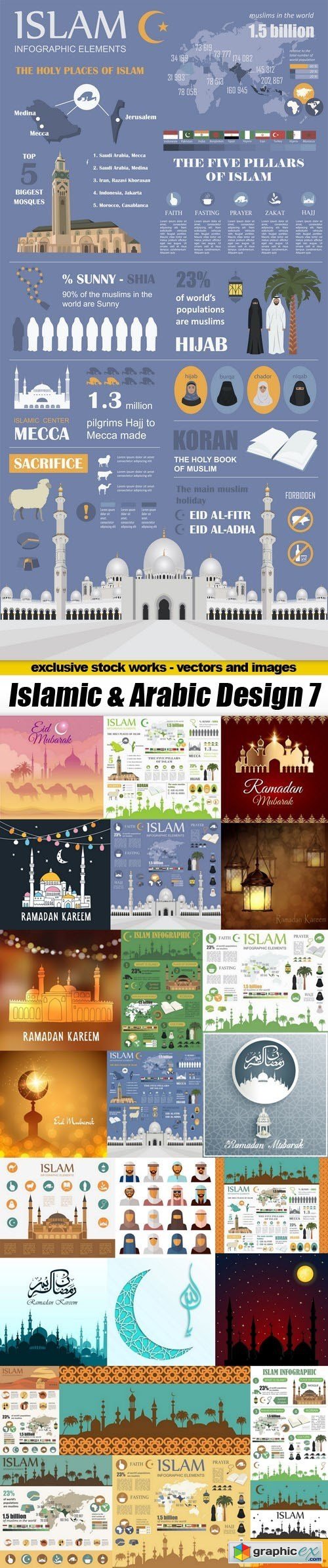 Islamic & Arabic Design 7 - 25xEPS