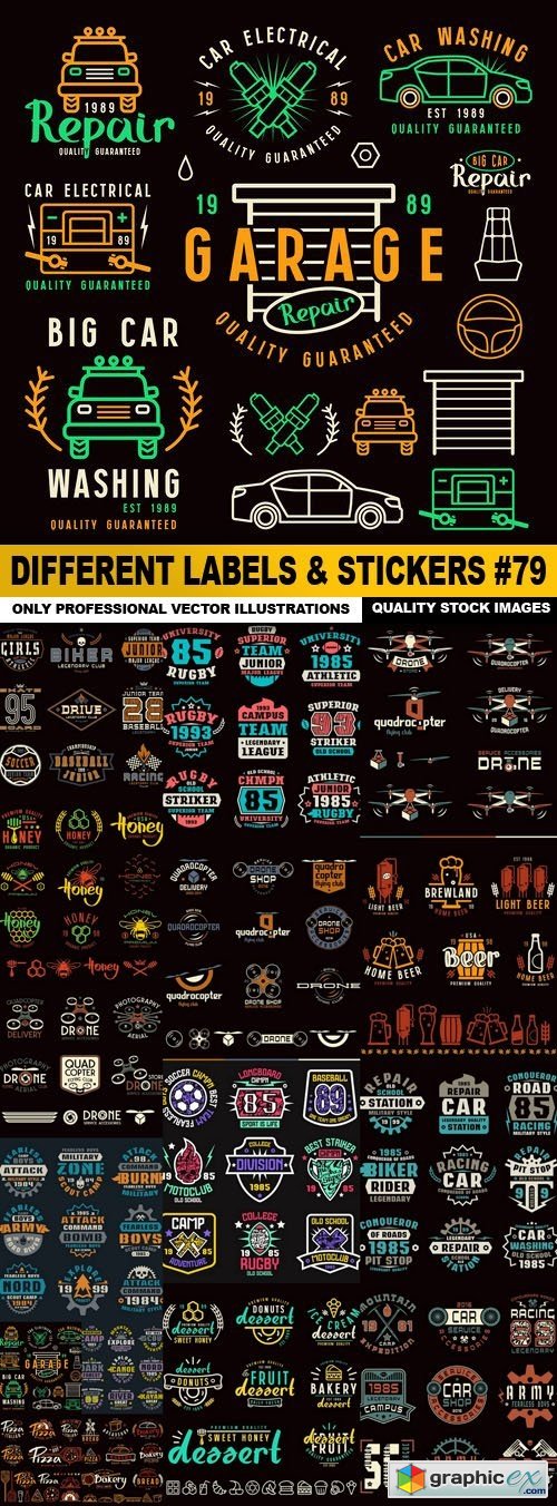 Different Labels & Stickers #79