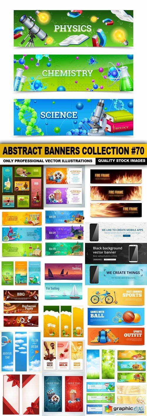 Abstract Banners Collection #70