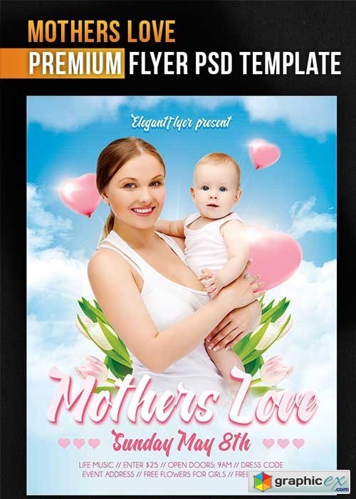 Mothers Day V4 PSD Flyer Template