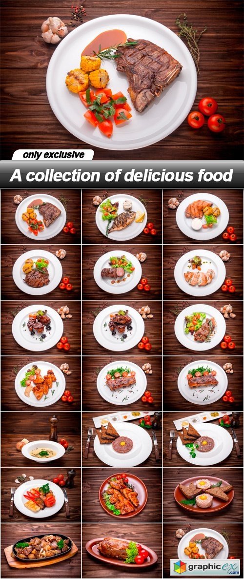 A collection of delicious food - 20 UHQ JPEG