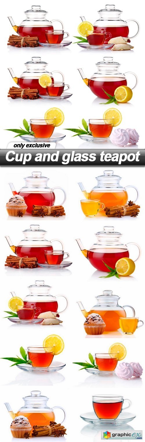 Cup and glass teapot - 11 UHQ JPEG