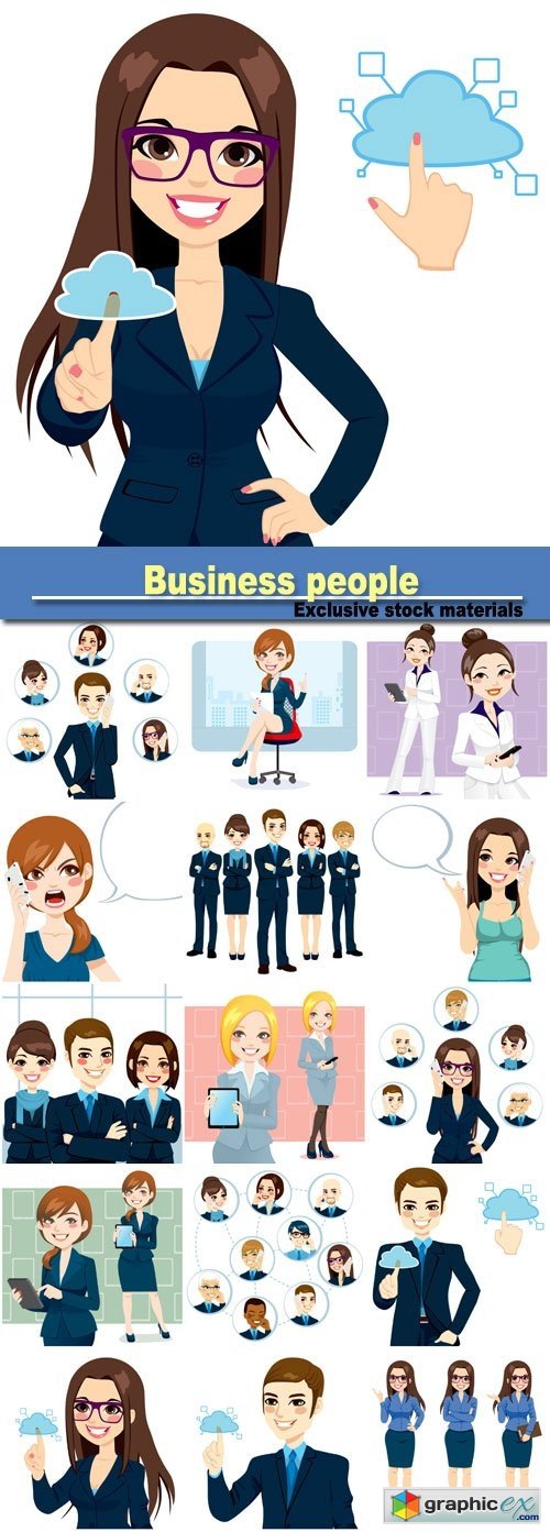 Business people, office workers