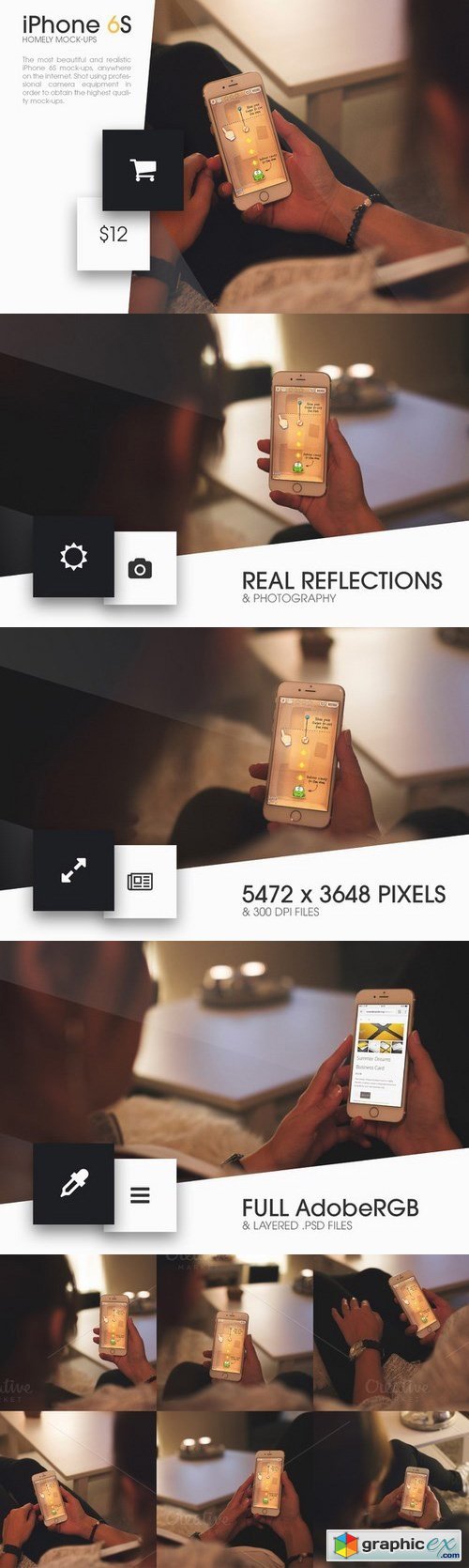 iPhone 6S Homely Mock-Ups