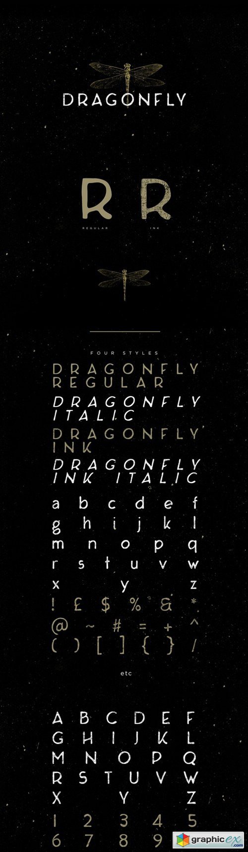 Dragonfly Typeface