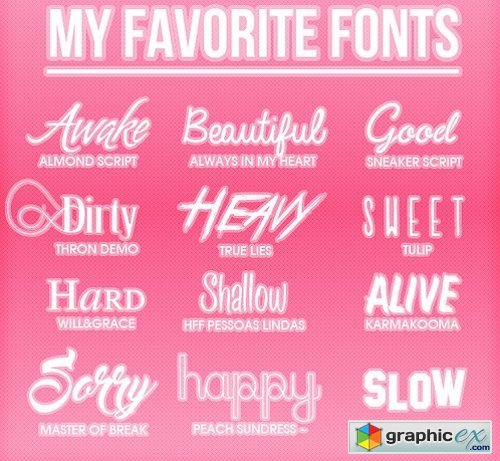 My favorite fonts #01