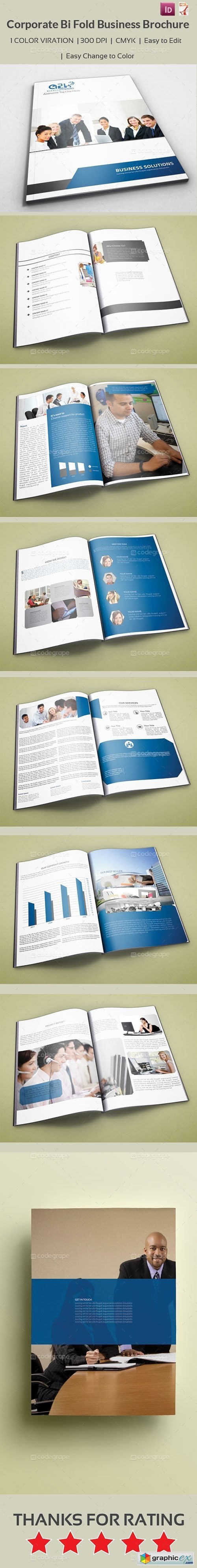 CodeGrape Corporate Bi Fold Business Brochure 5271