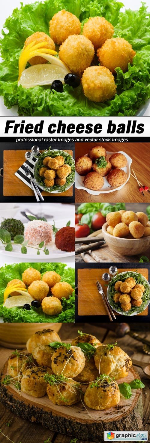 Fried cheese balls-7xJPEGs