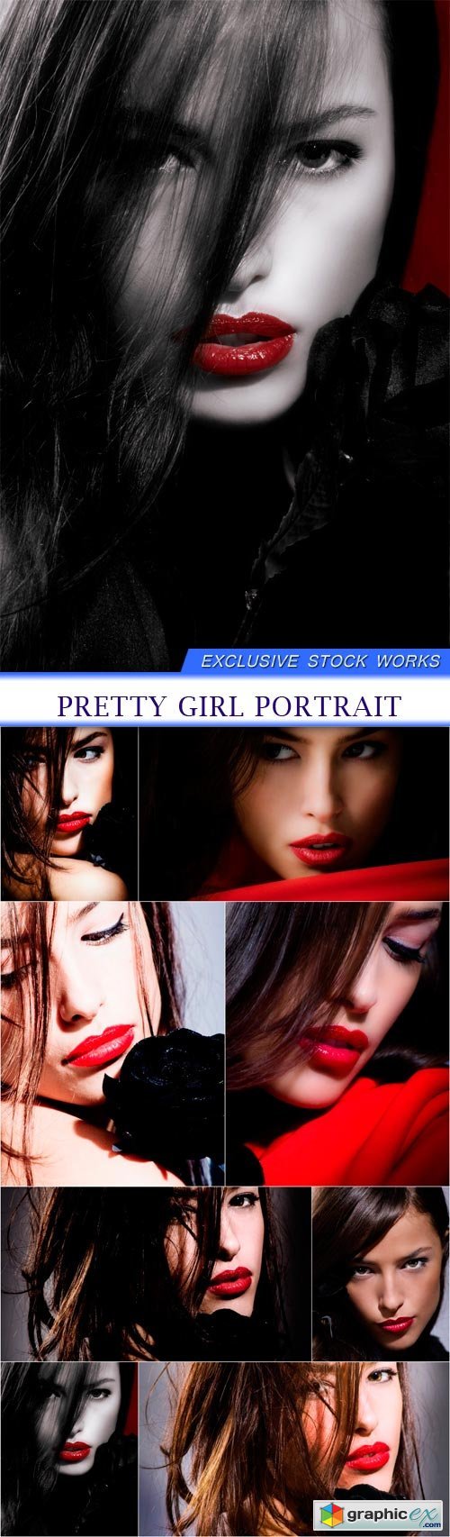 Pretty girl portrait 8X JPEG
