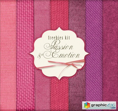 Fabric Background Textures - Passion & Emotion