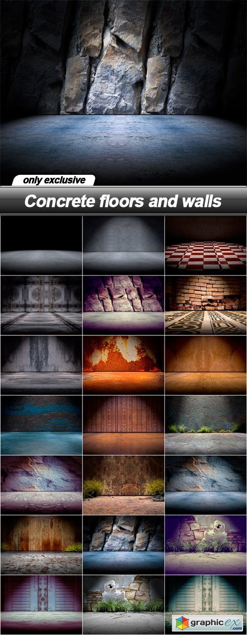 Concrete floors and walls - 21 UHQ JPEG