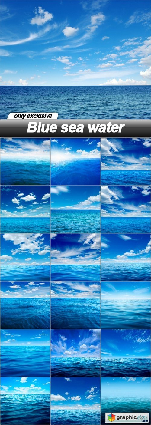 Blue sea water - 19 UHQ JPEG