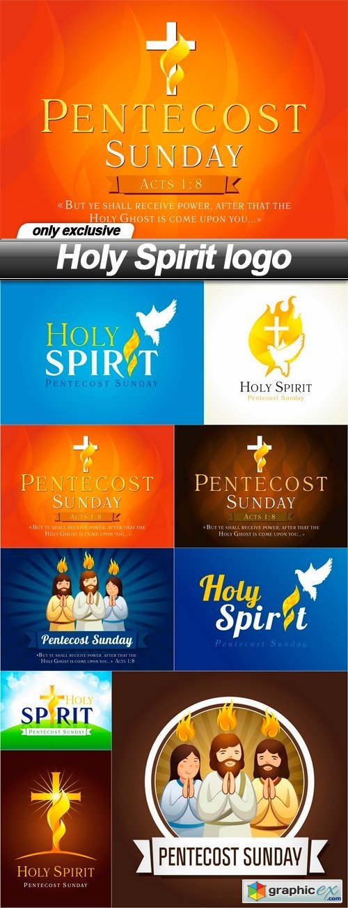 Holy Spirit logo - 9 EPS