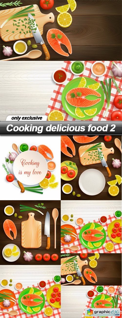 Cooking delicious food 2 - 6 EPS