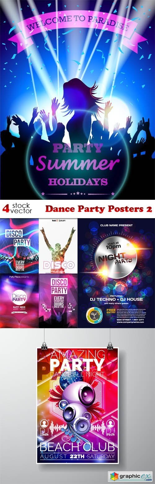 Dance Party Posters 2