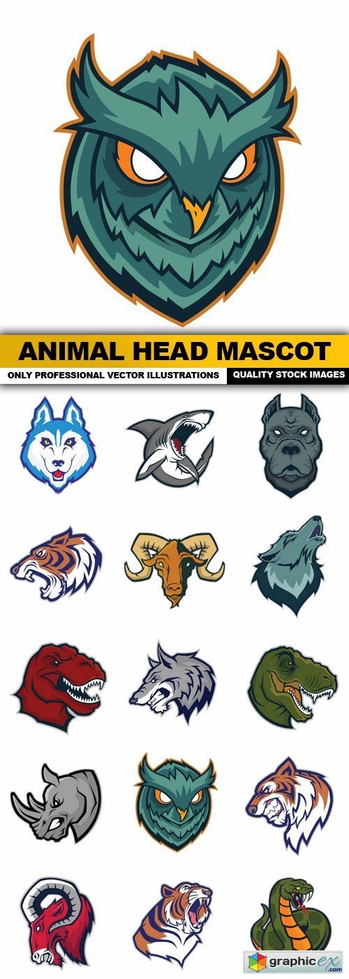 Animal Head Mascot
