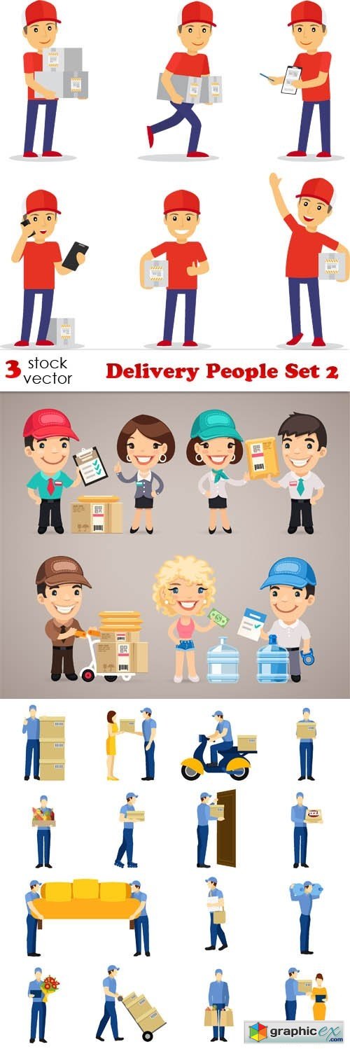 Delivery People Set 2