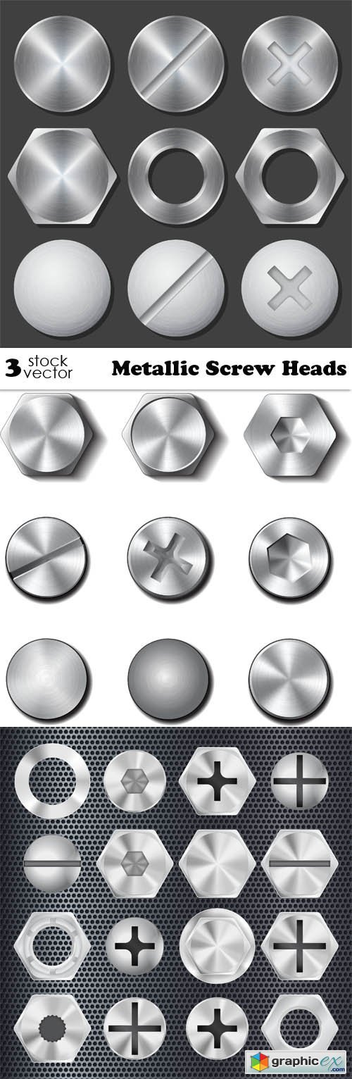 Metallic Screw Heads