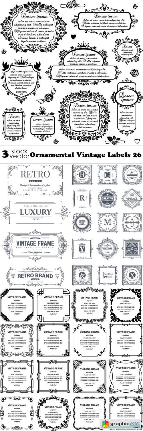 Ornamental Vintage Labels 26