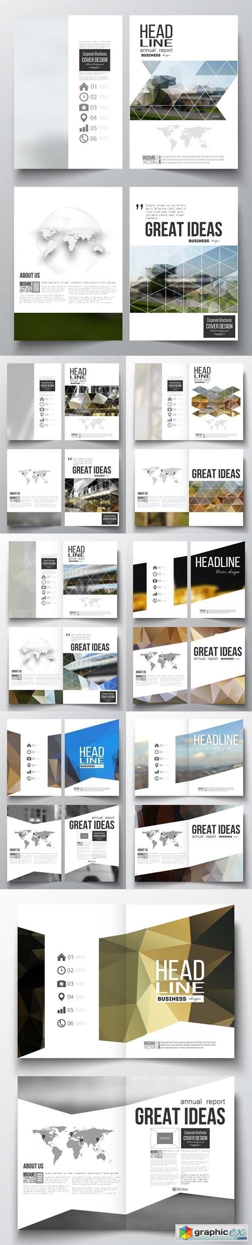 Business Templates for Brochure Magazine, Booklet 3