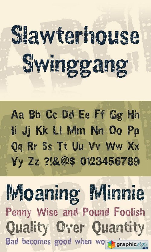 Slawterhouse Swinggang Font