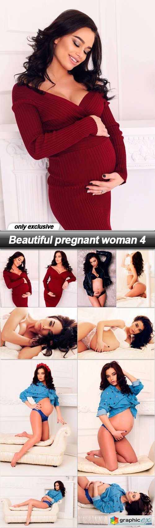 Beautiful pregnant woman 4 - 10 UHQ JPEG