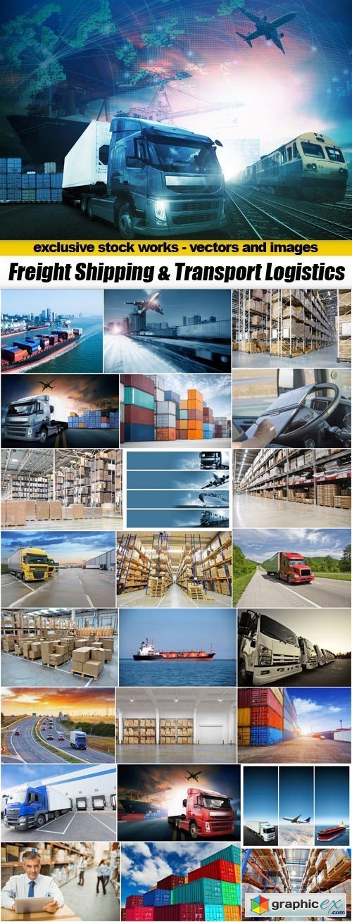 Freight Shipping & Transport Logistics - 25xUHQ JPEG
