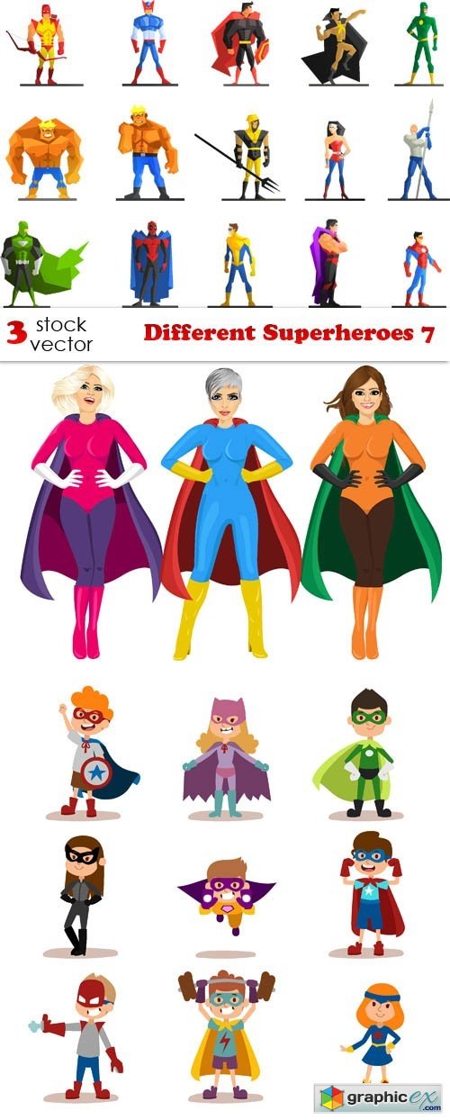 Different Superheroes 7