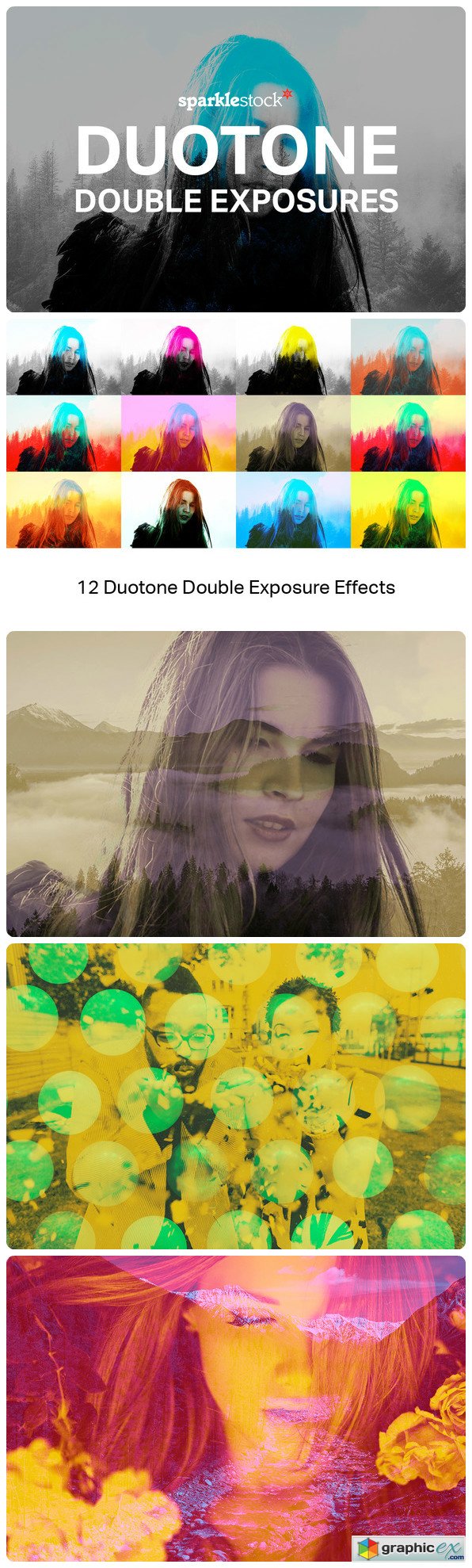 Duotone Double Exposures 678286