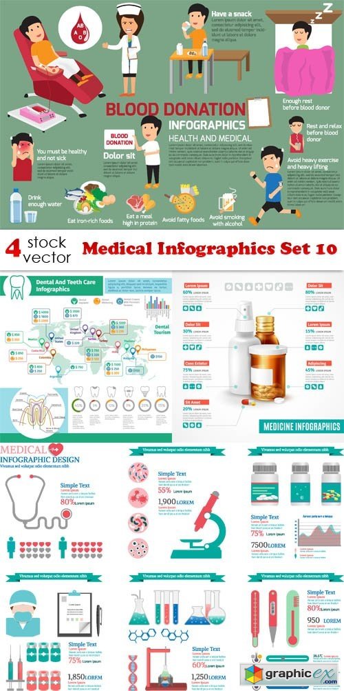 Medical Infographics Set 10