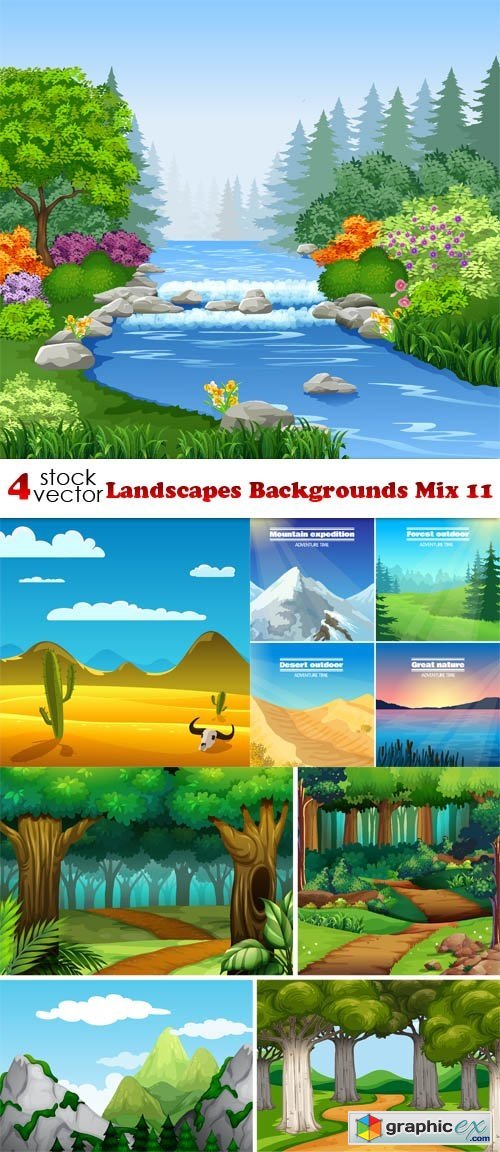Landscapes Backgrounds Mix 11