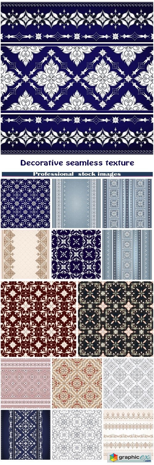 Decorative seamless texture