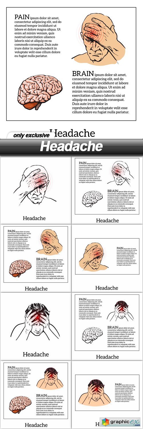 Headache - 8 EPS