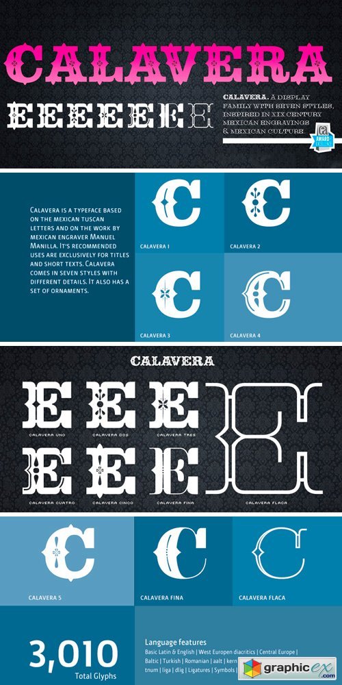 Calavera Font Family