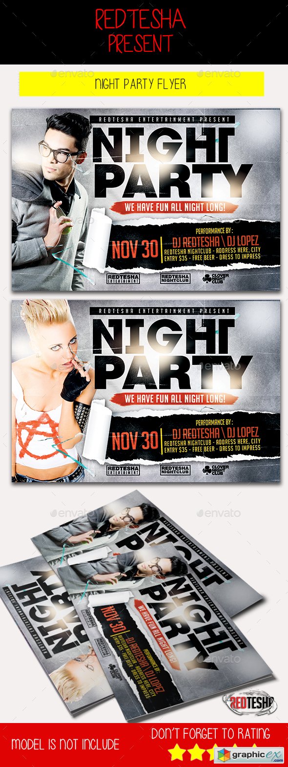 Night Party Flyer 13224361