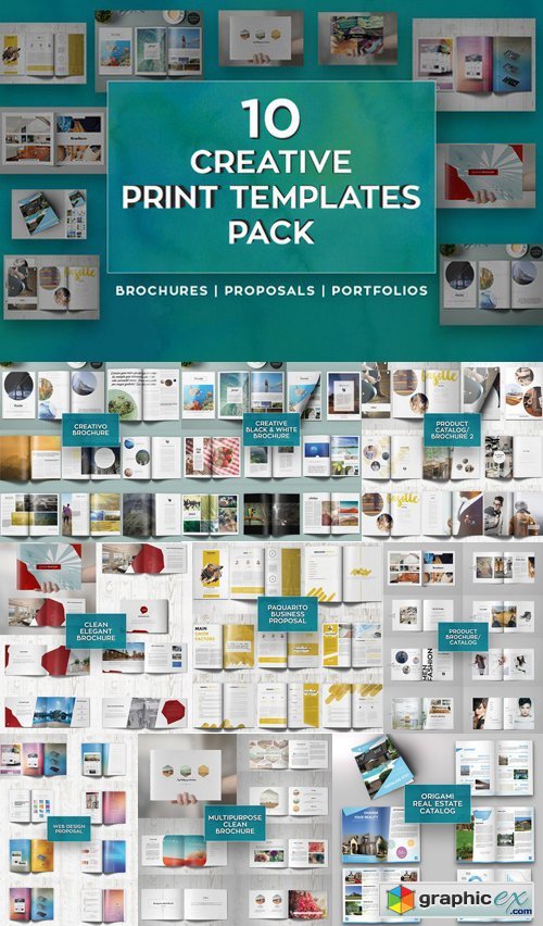 Creative Print Templates Pack