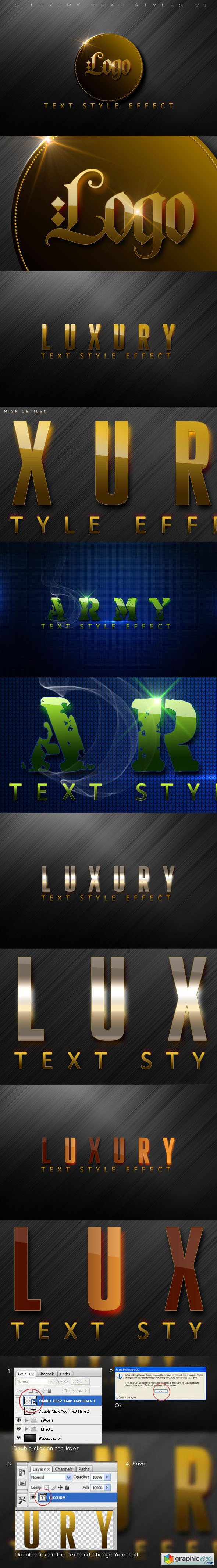 Luxury Text Styles V1 14278516 Rar