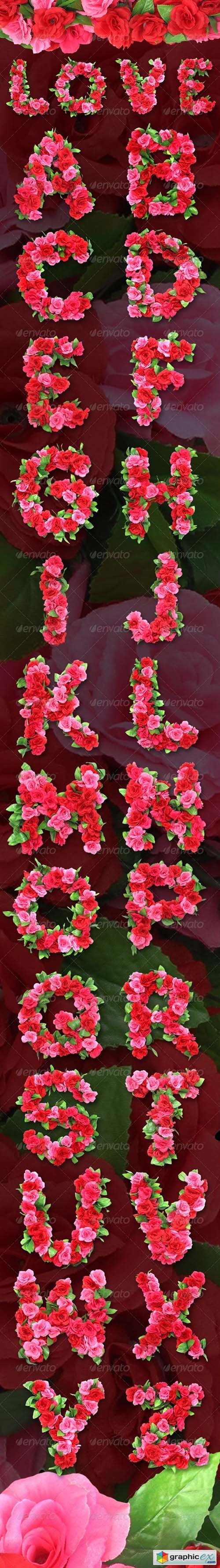 Roses Alphabet