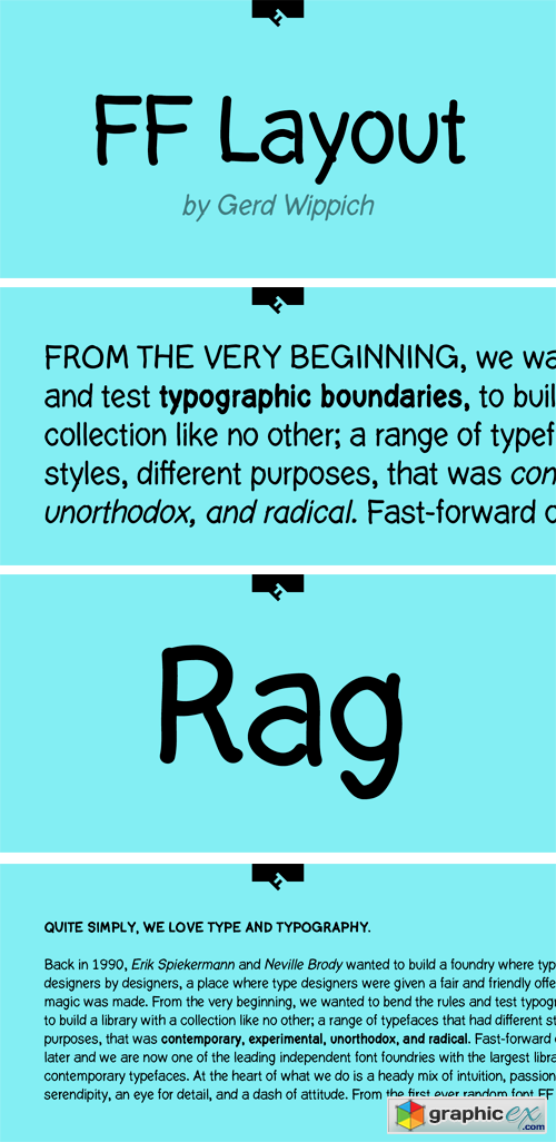 FF Layout Font Family