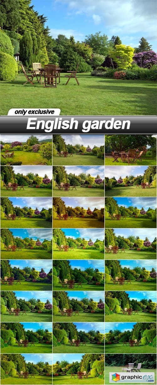 English garden - 24 UHQ JPEG