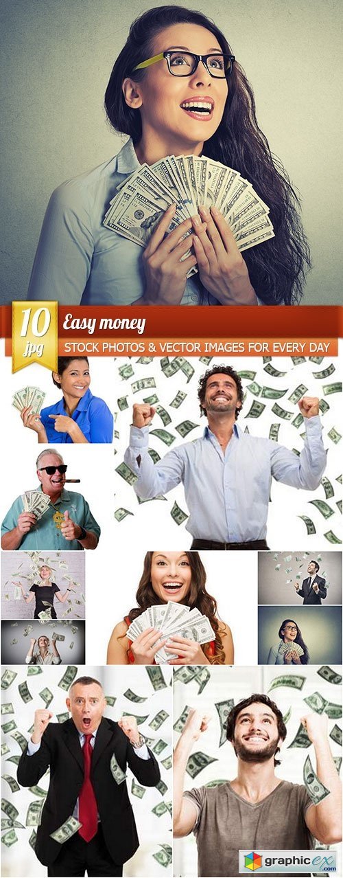 Easy money, 10 x UHQ JPEG