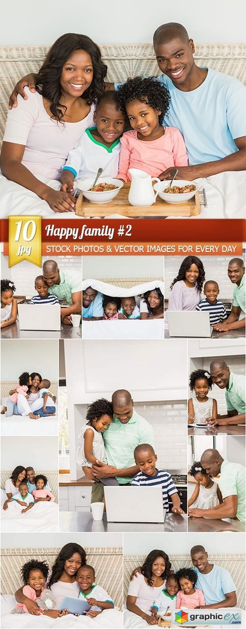 Happy family #2, 10 x UHQ JPEG