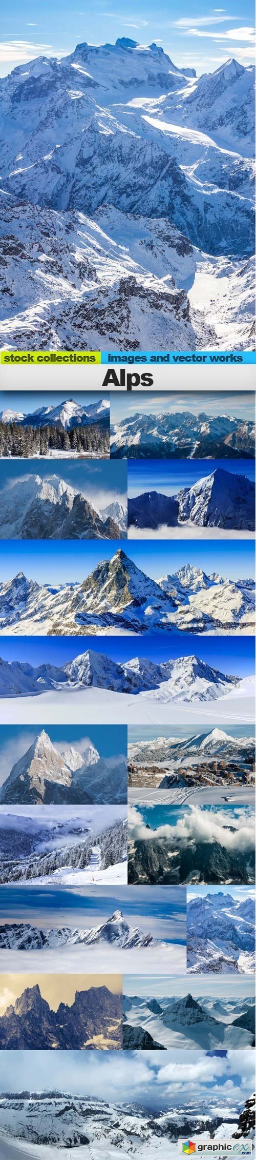 Alps, 15 x UHQ JPEG