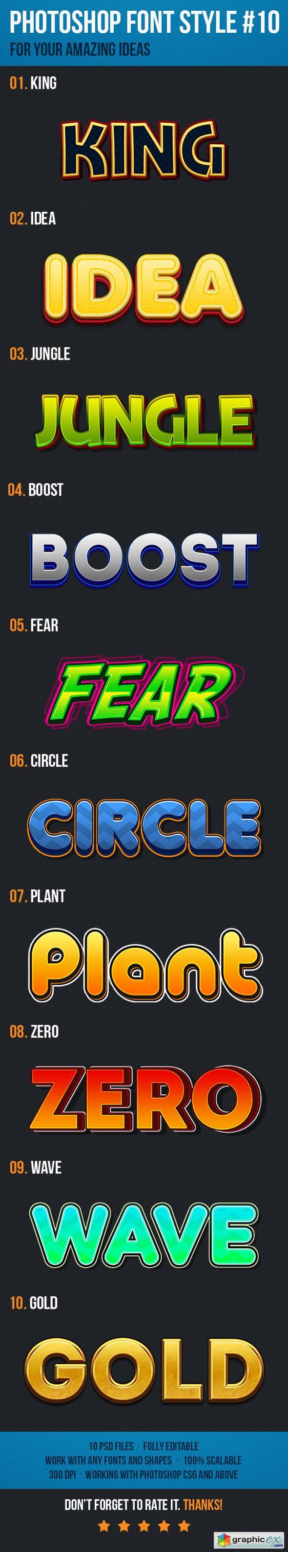 10 Font Style for Game Logo #10